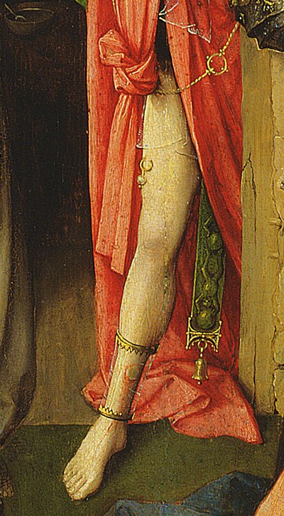 De aanbidding der wijzen, detail van de Antichrist, 1510 (detail) door Hieronymus Bosch